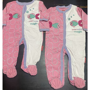 2 Twin Fisher price NWT Girls Twin Sleepers 6-9 Months!